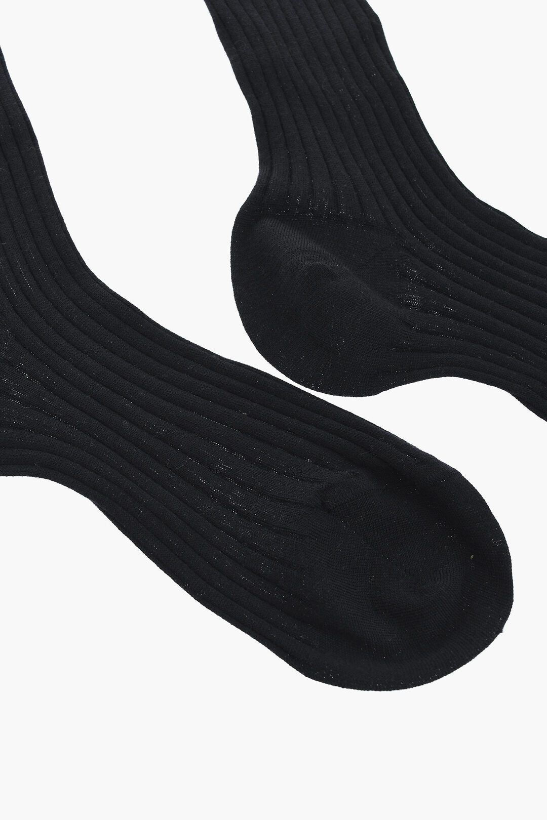 Maria La Rosa 0405~Long Ribbed Wool-Blend Socks