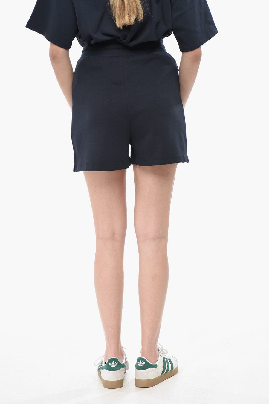 Woolrich 0405~Solid-Color Fleece Shorts, view 2
