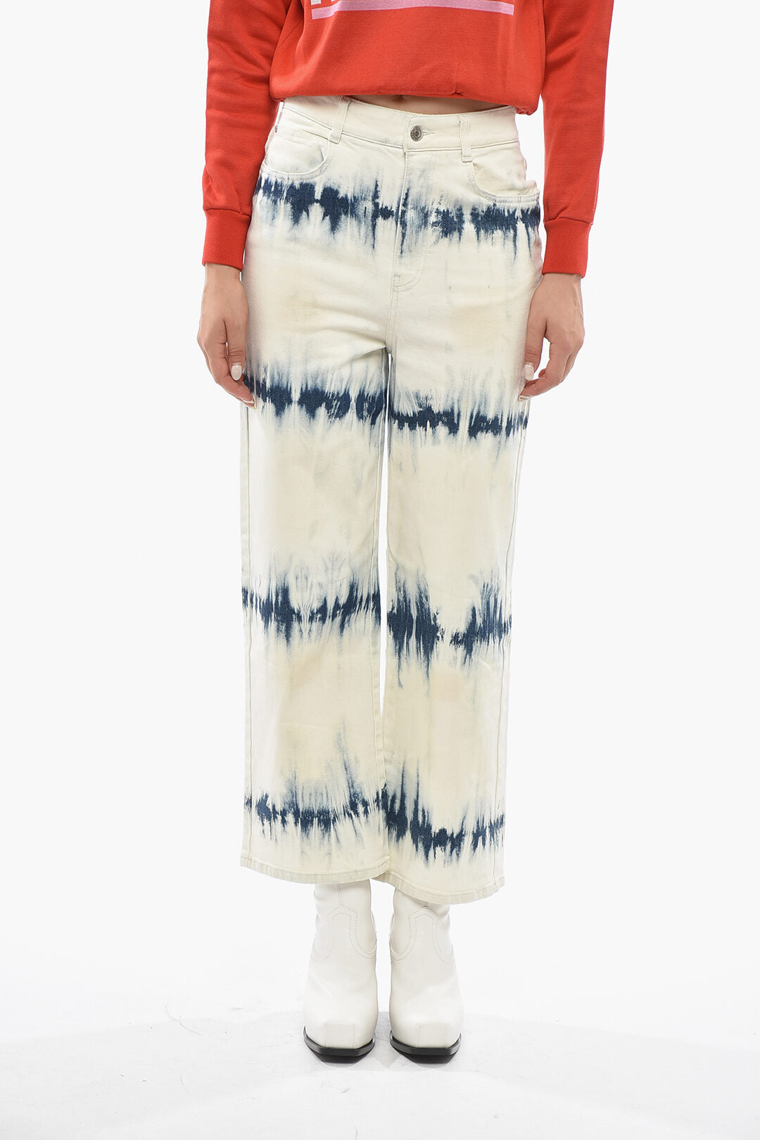 Stella McCartney 0405~Straight-Leg Tie-Dye Jeans 23cm