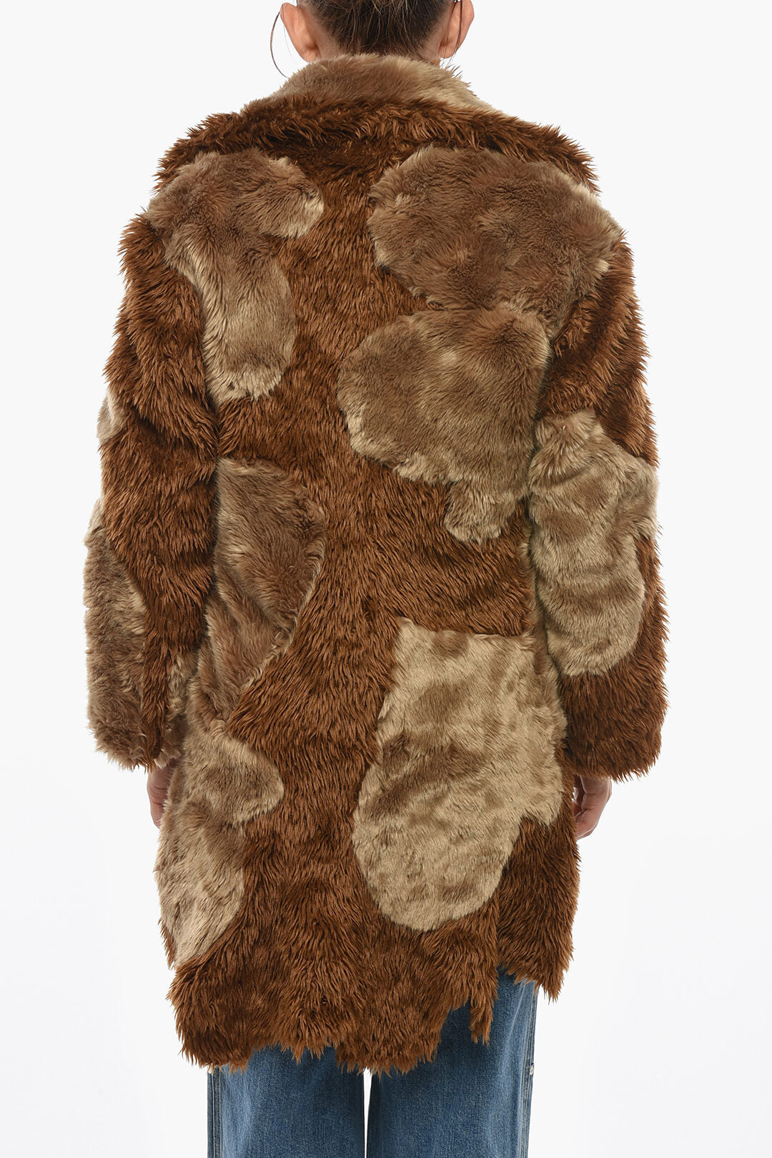 Stella McCartney 0405~Two-Tone Faux-Fur Coat ANA