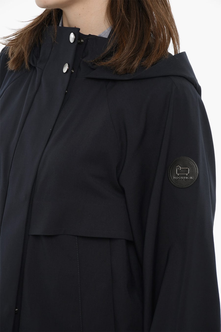 Woolrich 0405~Virgin Wool Jacket With Concealed Closure, view 3