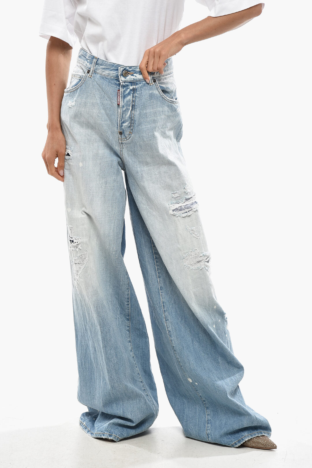 Dsquared2 0405~Wide-Leg Jeans TRAVELLER 34cm