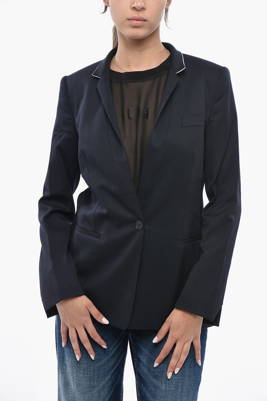 Stella McCartney 0405~Wool Blazer FLORENCE With Back Vent