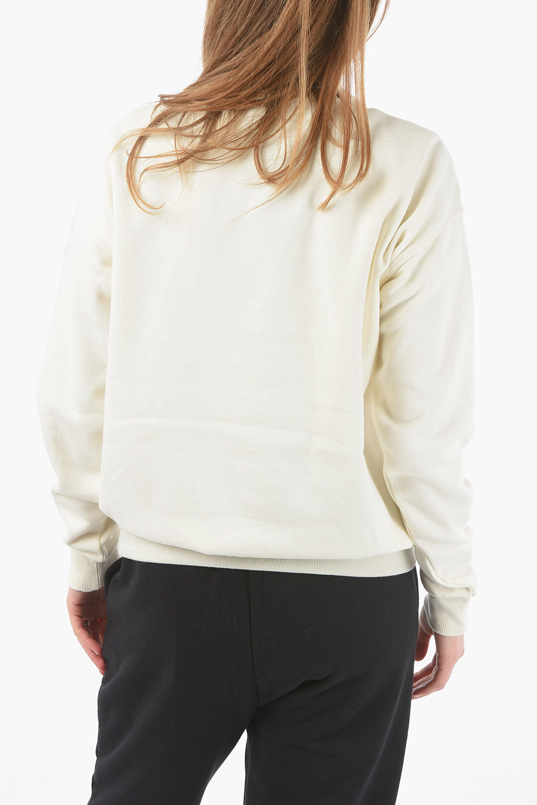Converse 0470~Crewneck Sweatshirt UTILITY BRUSHED BACK in Double Fabric with Maxi Pocket, view 2