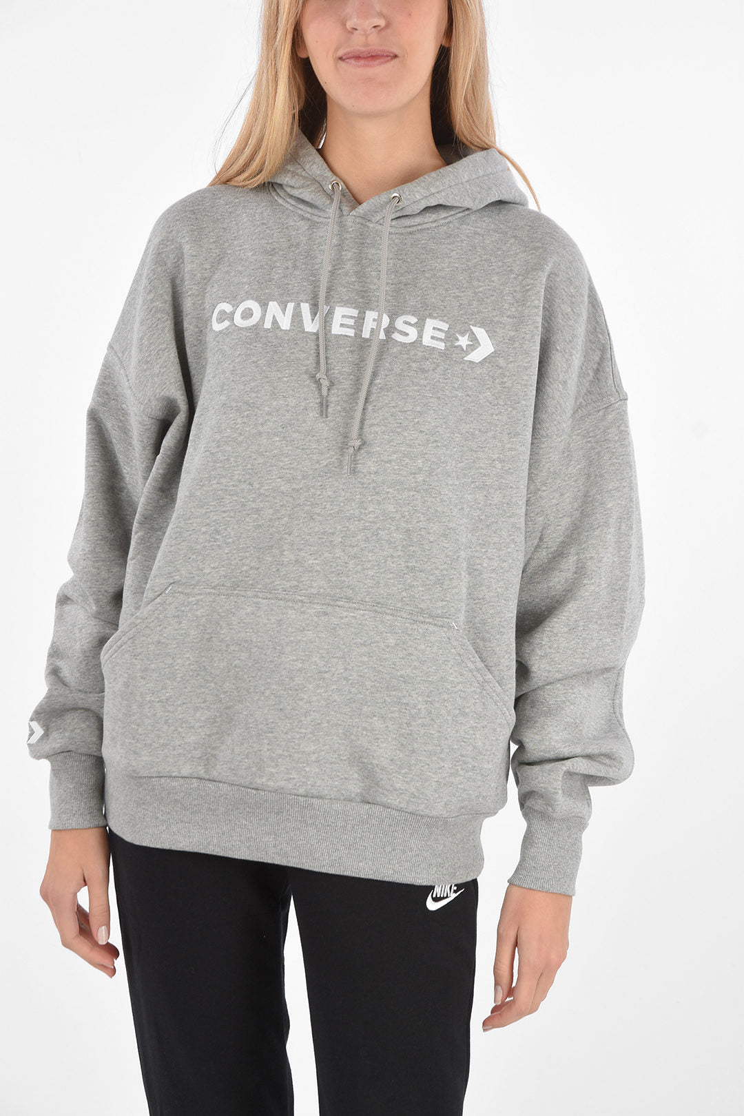 Converse 0470~Embroidered Hooded Sweatshirt
