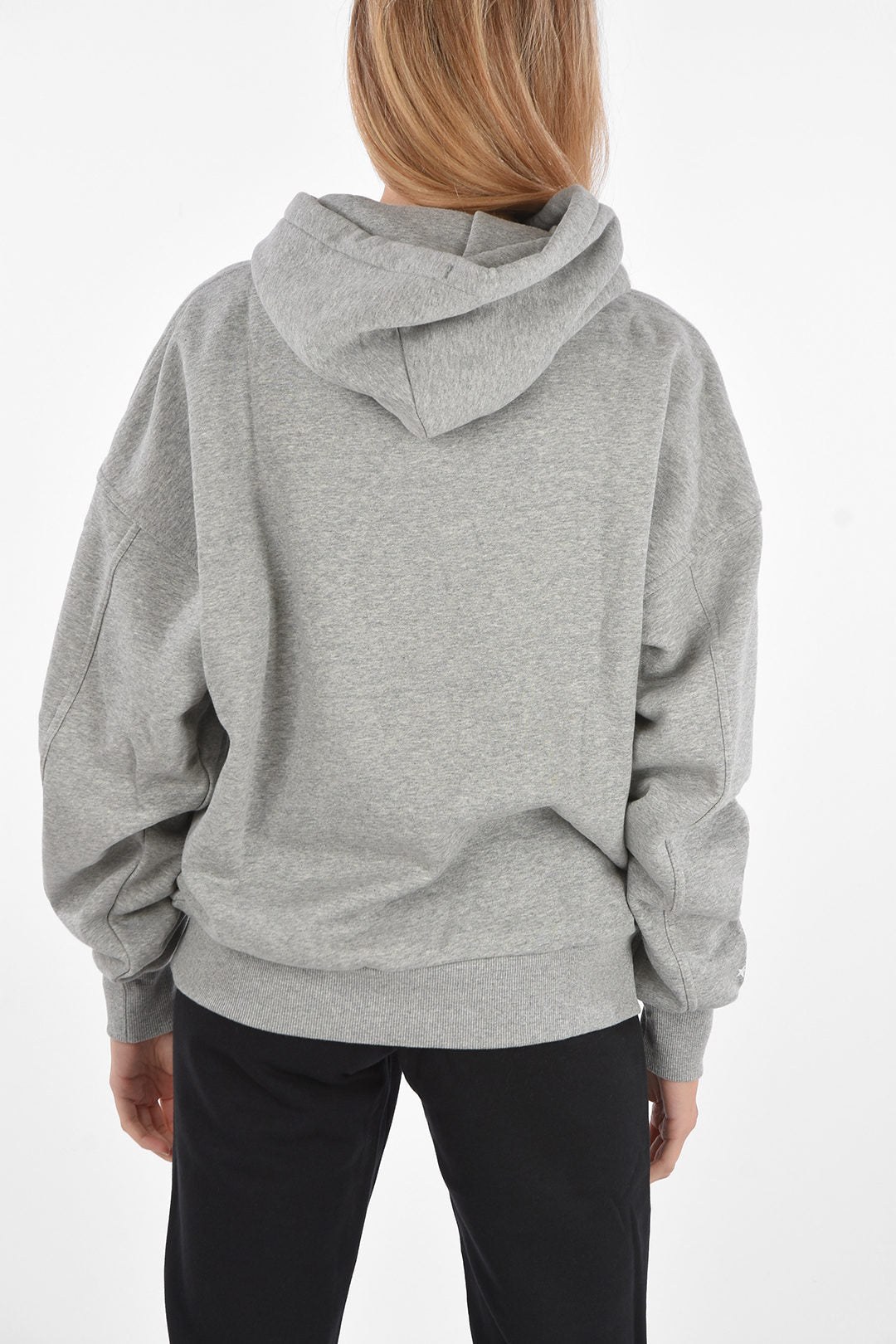 Converse 0470~Embroidered Hooded Sweatshirt, view 2
