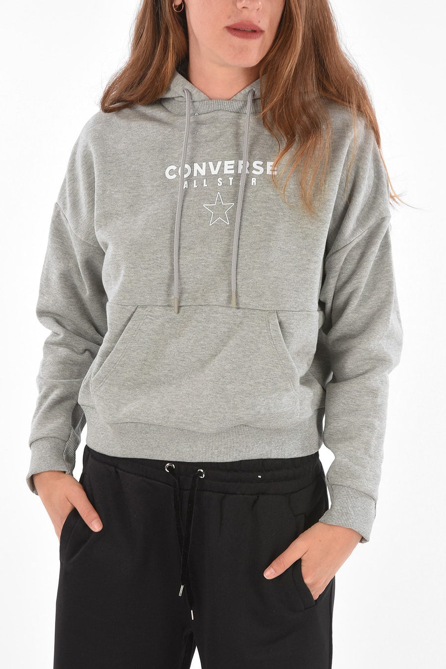 Converse 0470~Printed Hooded Sweatshirt