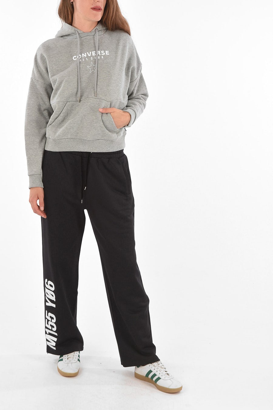 Converse 0470~Printed Hooded Sweatshirt, view 4