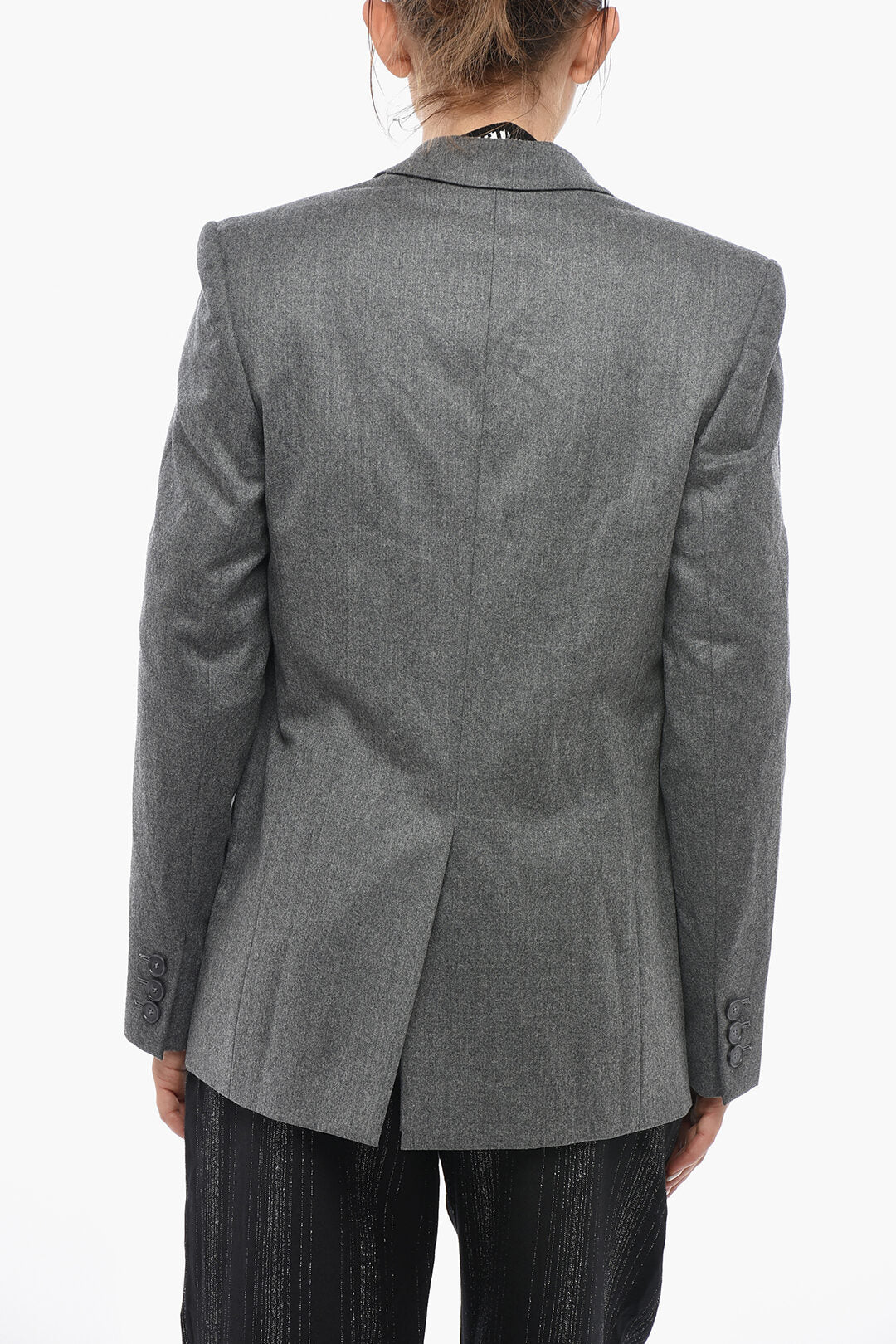 Stella McCartney 0470~Wool Blazer With Peak Lapel