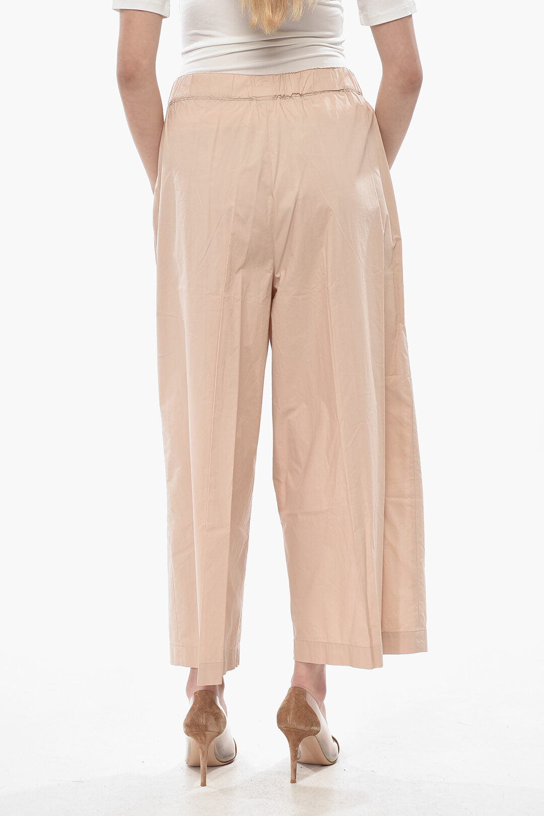 Woolrich 0500~Cotton Poplin Double-Pleat Trousers, view 2
