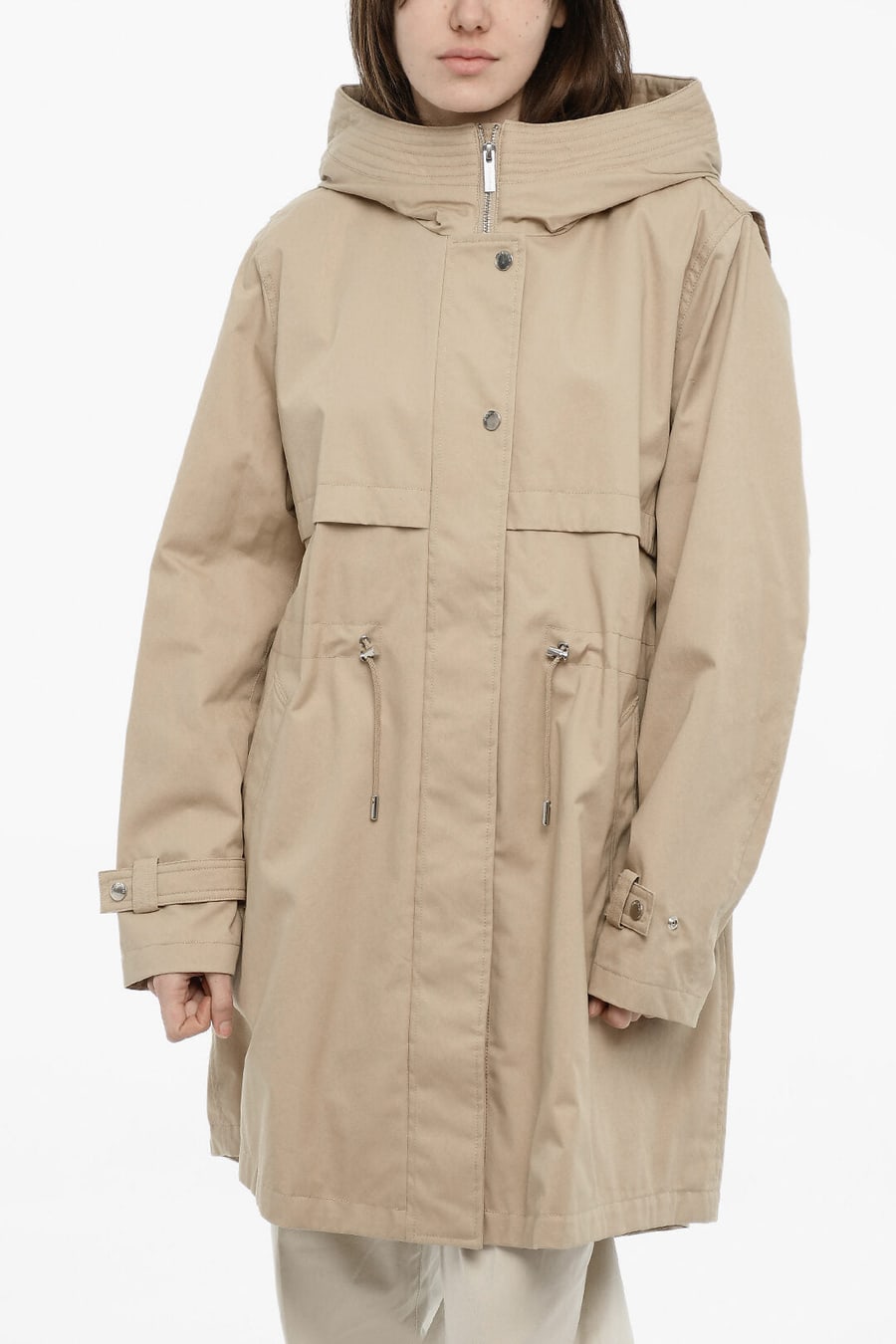 Woolrich 0500~Lightweight Cotton Parka With Hood