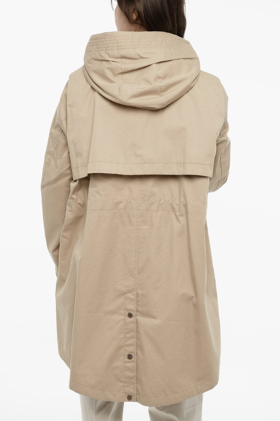 Woolrich 0500~Lightweight Cotton Parka With Hood, view 2
