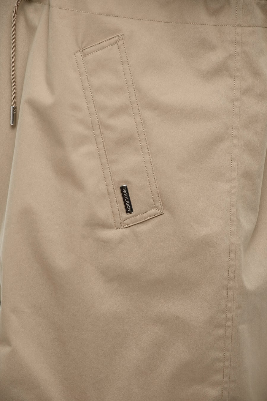 Woolrich 0500~Lightweight Cotton Parka With Hood, view 4