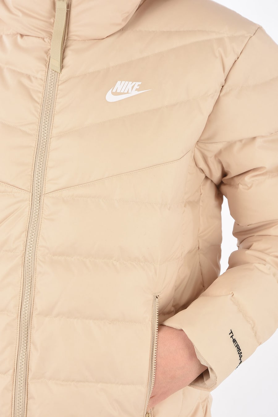 Nike 0500~Logo-Print Down Jacket, view 3