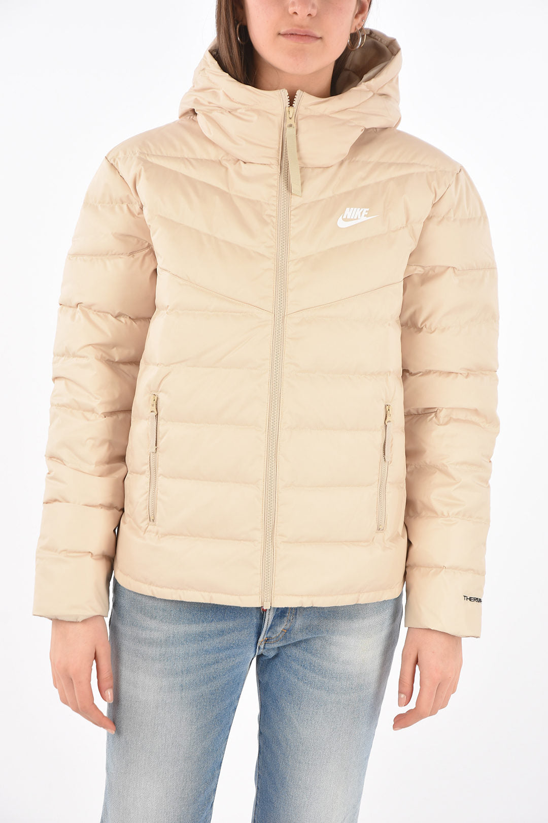 Nike 0500~Logo-Print Down Jacket