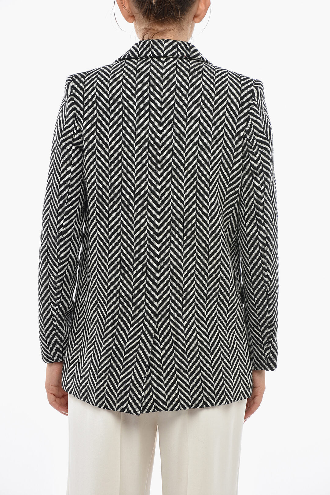 Stella McCartney 0550~Wool Coat MILLY With Herringbone Pattern