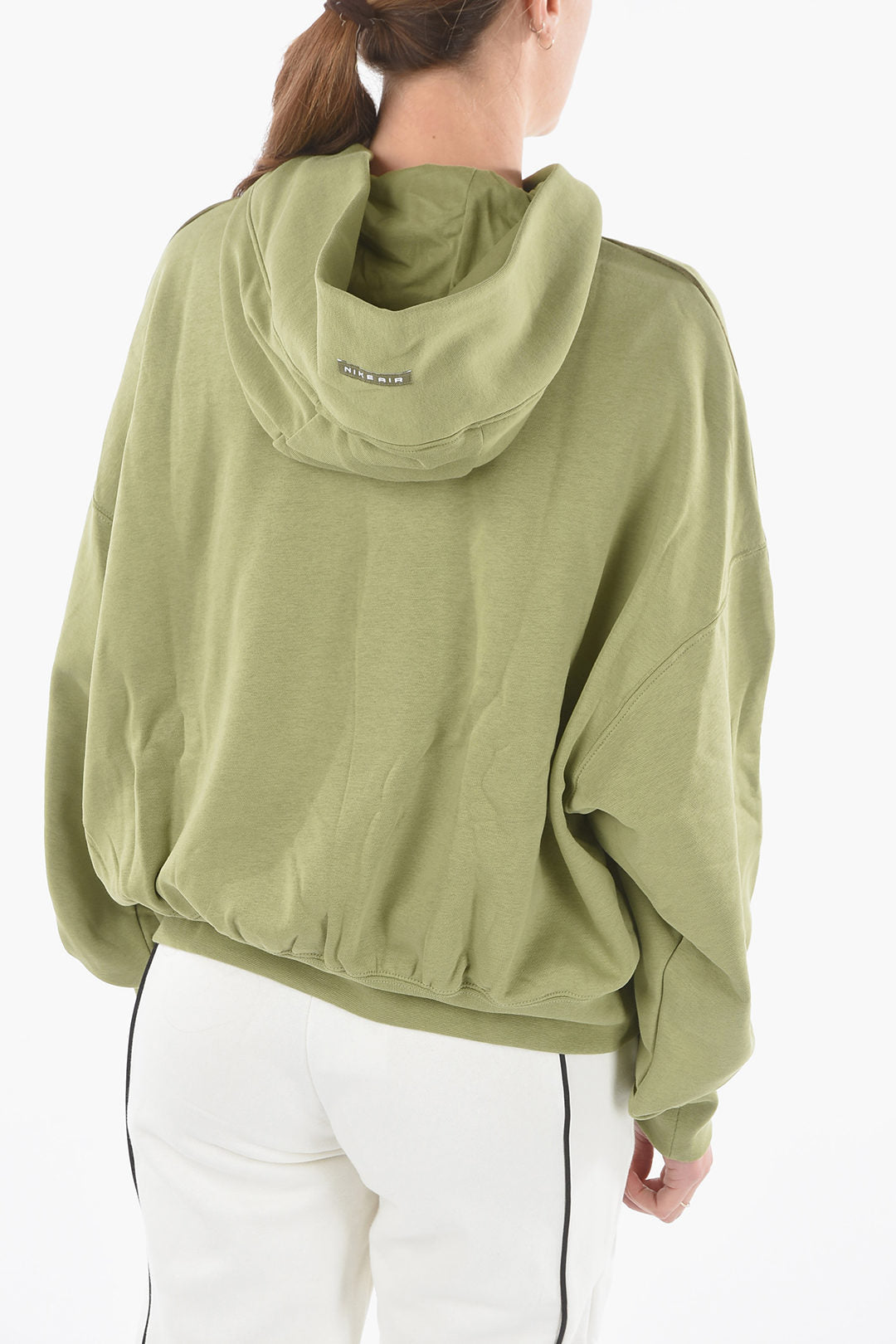 Nike 0850~AIR Brushed Cotton Oversize Fit Hooded Sweatshirt