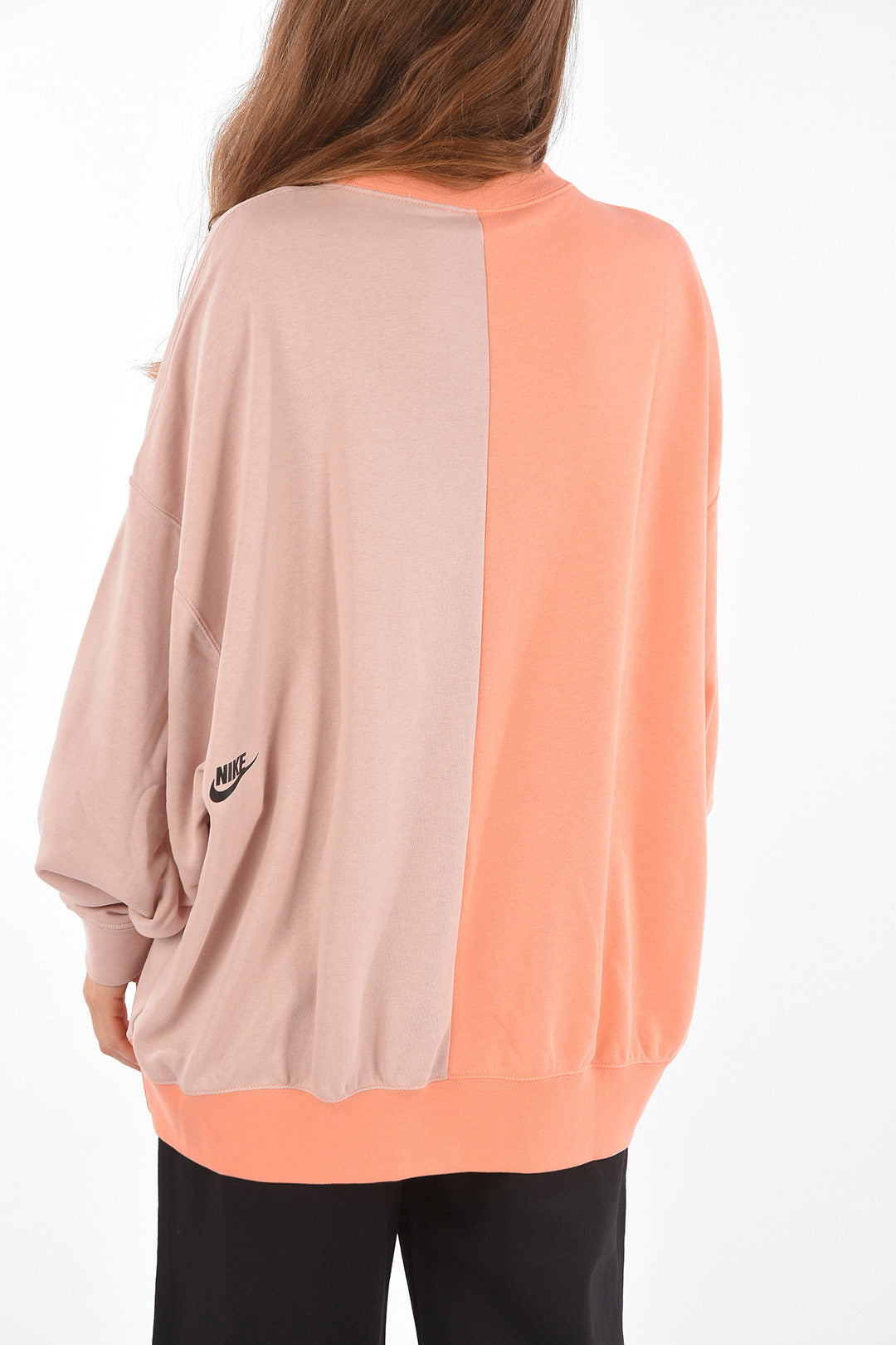 Nike 0950~Oversized Crewneck Sweatshirt with Logo Print