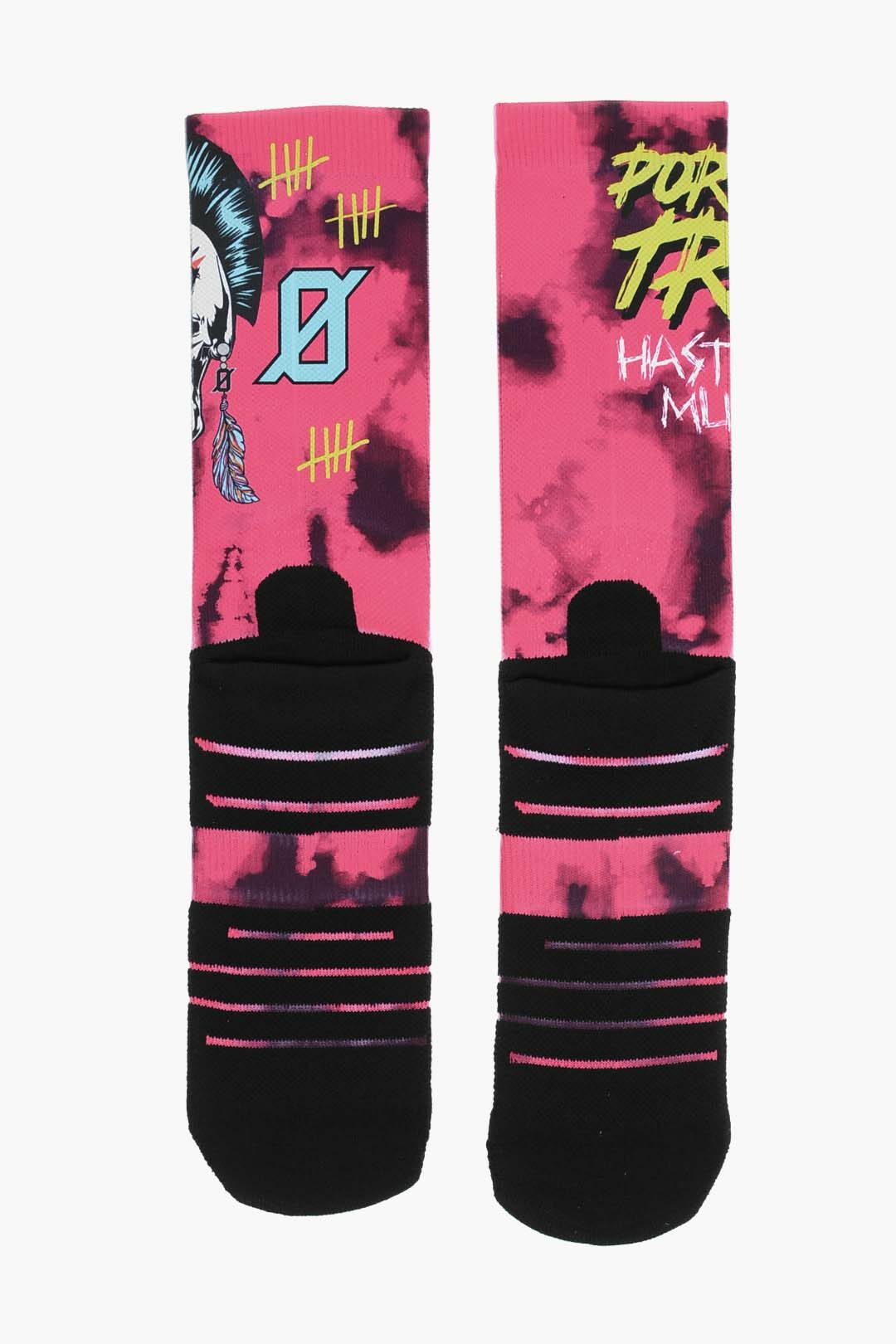 Scrimmage 1050~Long Socks POR TRES Acid Wash Effect