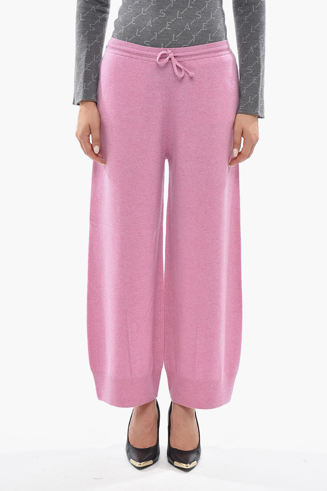 Stella McCartney 1050~Relaxed-Fit Mixed Cashmere Trousers