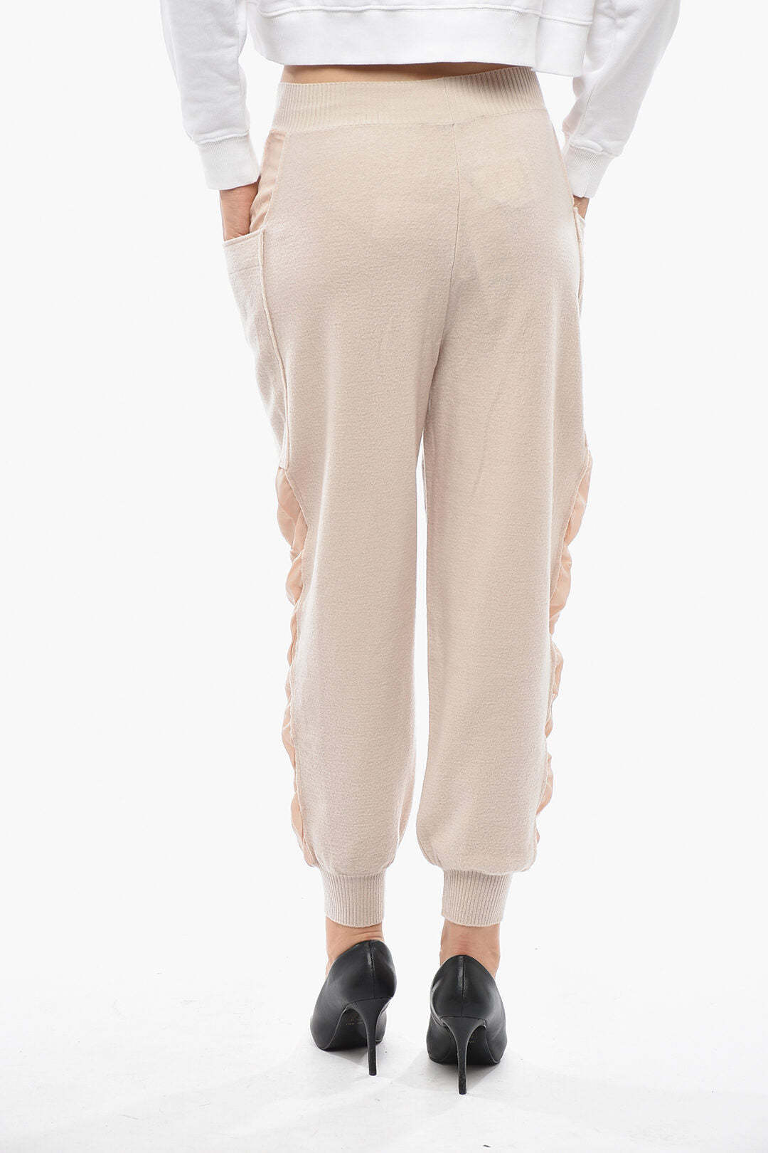 Stella McCartney 1050~Virgin-Wool Trousers With Silk Side Stripe