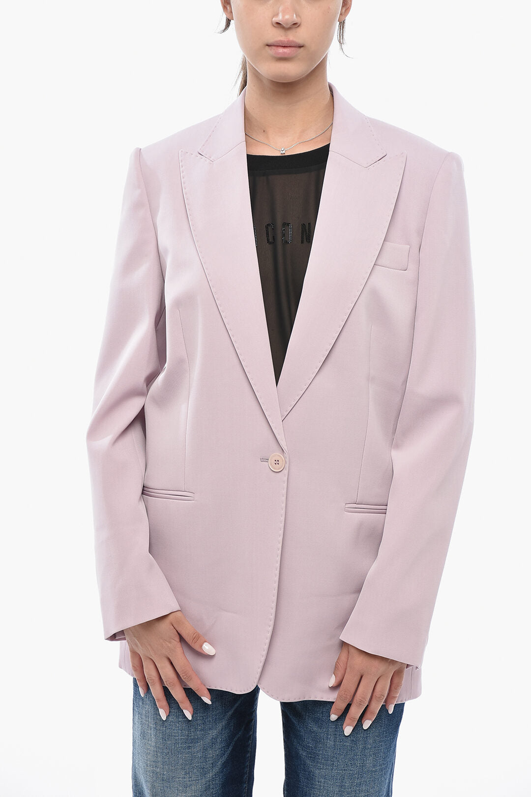 Stella McCartney 1050~Wool Blazer AYLIN With Peak Lapel
