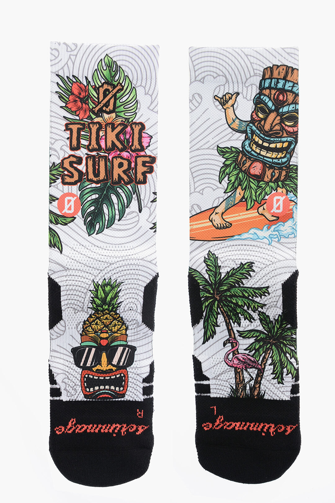 Scrimmage 1250~Socks TIKI SURF Printed