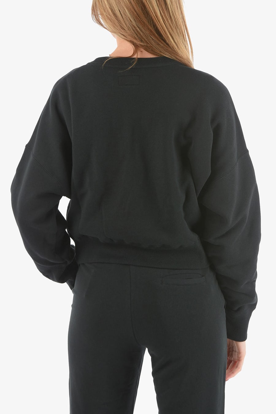 Converse 1500~ALL STAR CHUCK TAYLOR Crewneck Sweatshirt with Front Embroidery, view 2