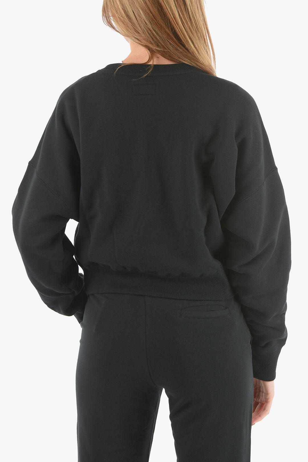 Converse 1500~ALL STAR CHUCK TAYLOR Crewneck Sweatshirt with Front Embroidery, view 2