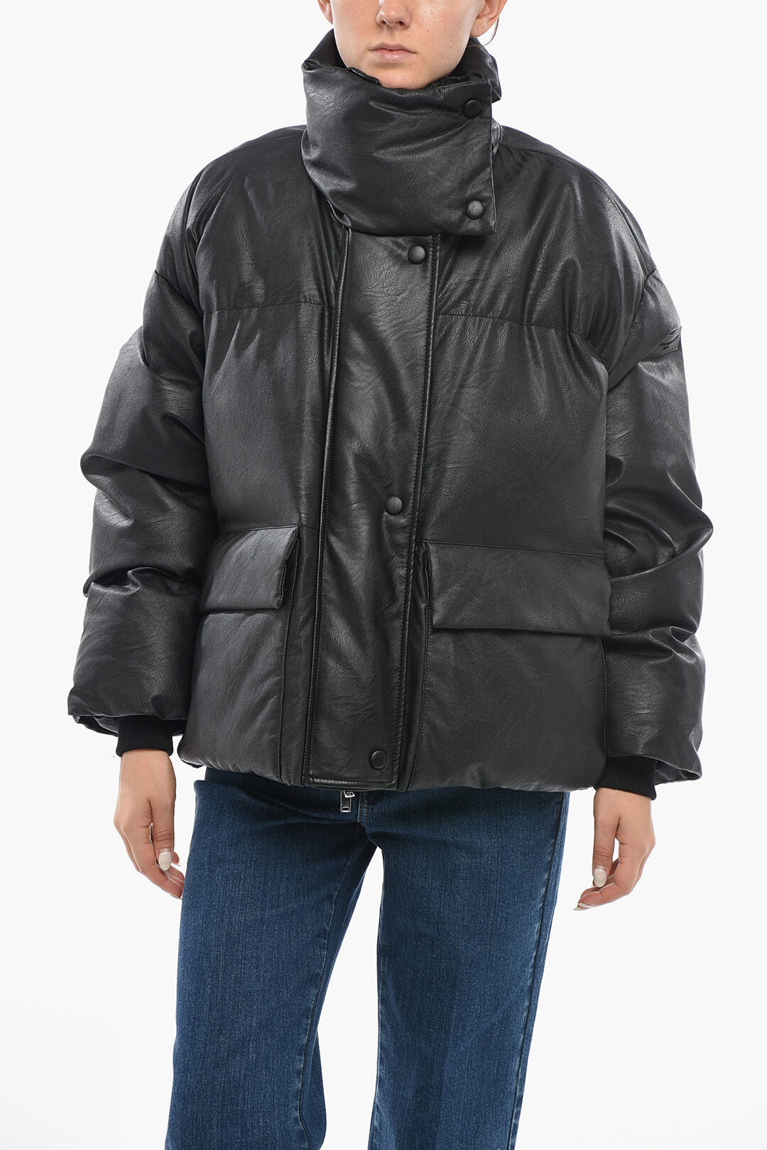 Stella McCartney 1500~Puffer Jacket ALTERMAT Boxy Fit with High Collar