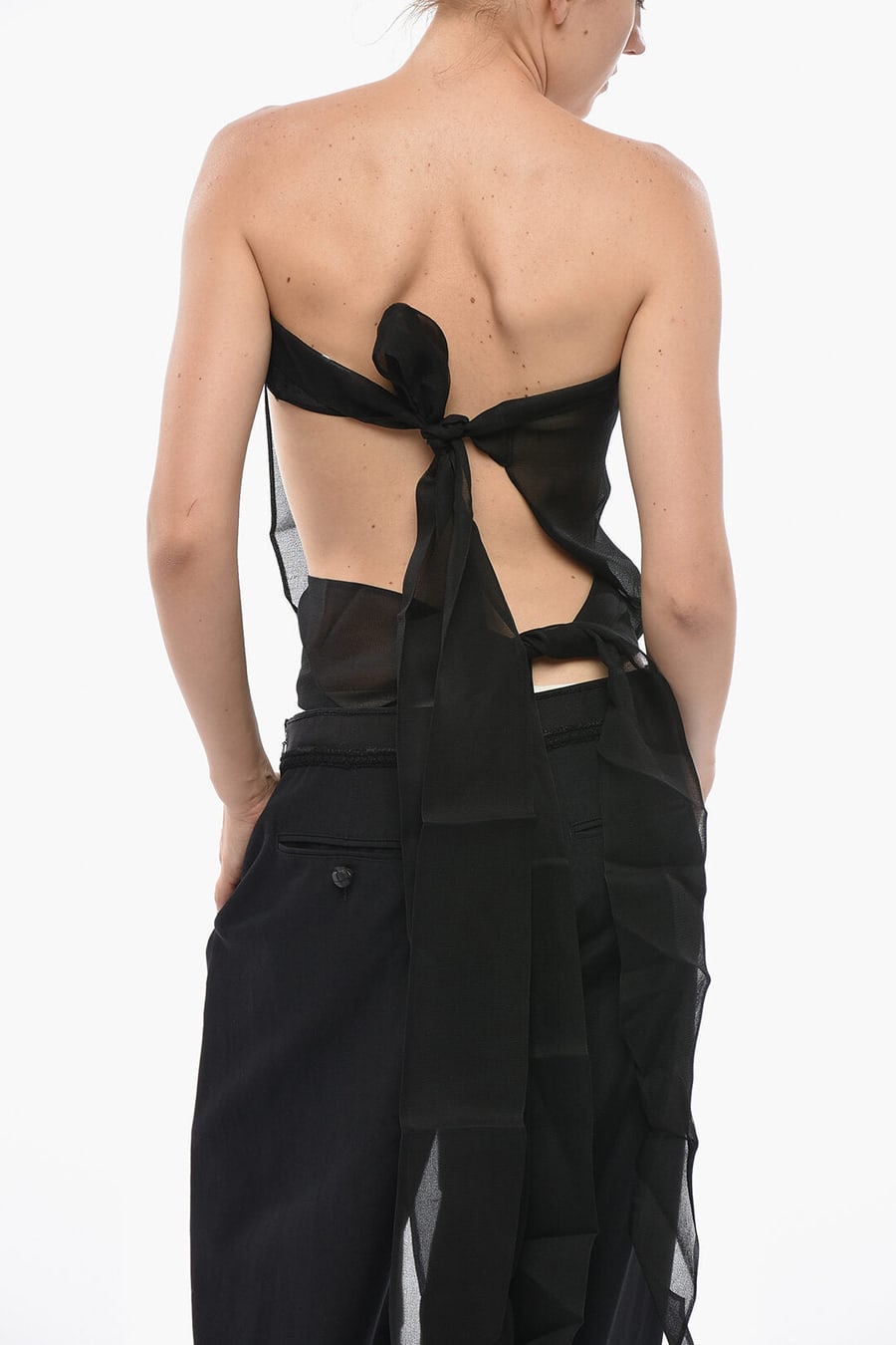 Dsquared2 1500~Transparent Strapless Top, view 2