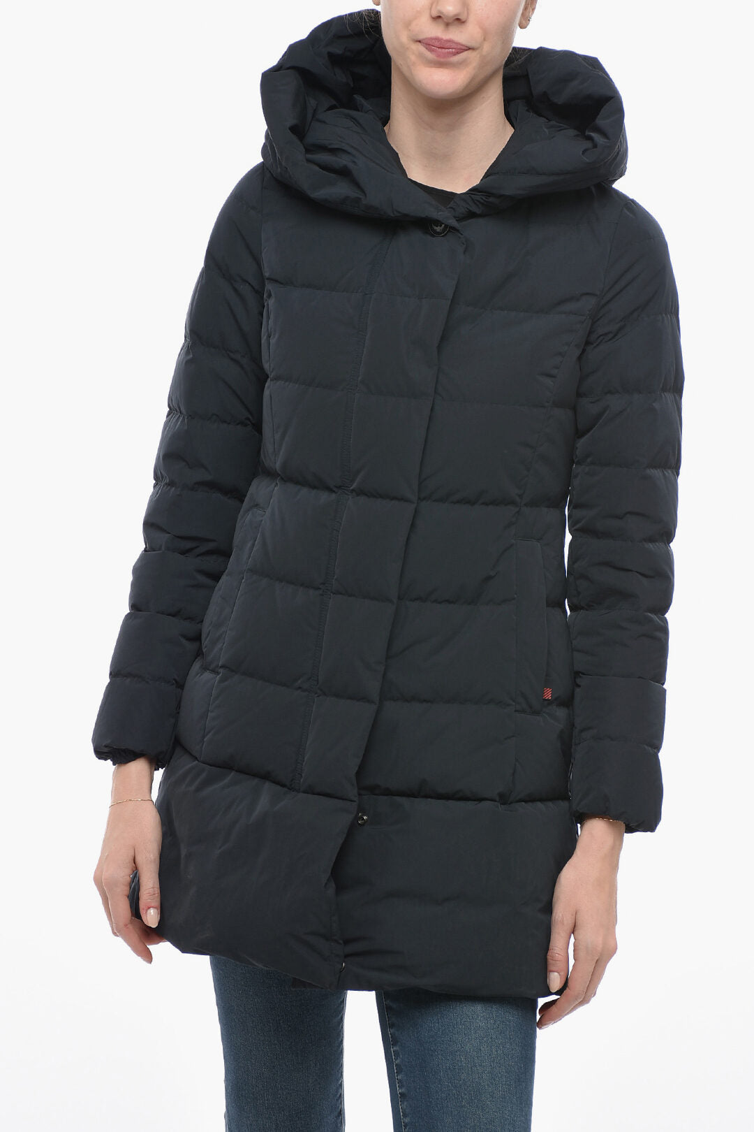 Woolrich 2405~Hooded PUFFY PRESCOTT Quilted Down Jacket