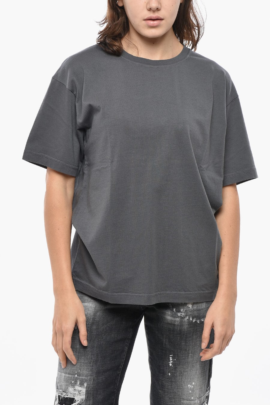 Forgotten Architecture 2470~Cotton Crewneck T-Shirt, view 6