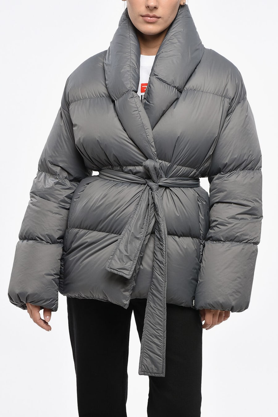 Bacon 2470~Nylon Puffer Jacket DADA with Wrap Design