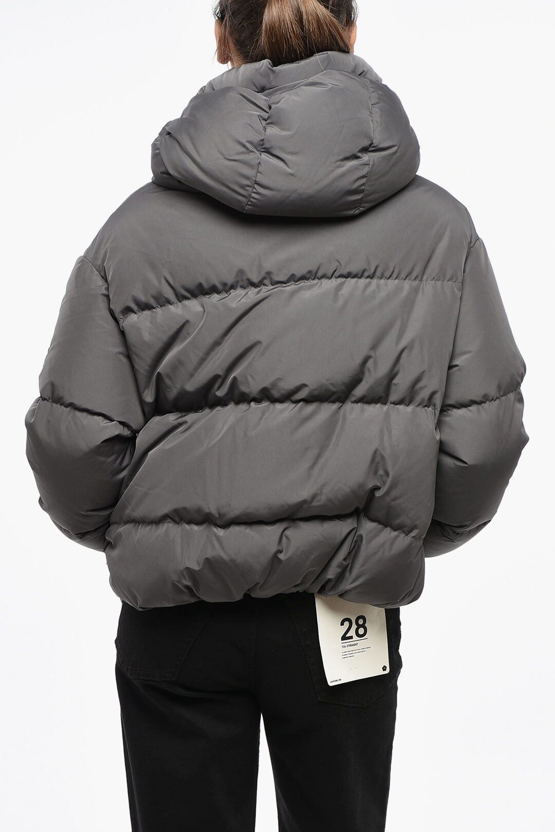 Bacon 2470~Quilted Down Jacket CLOUD with Front Zip