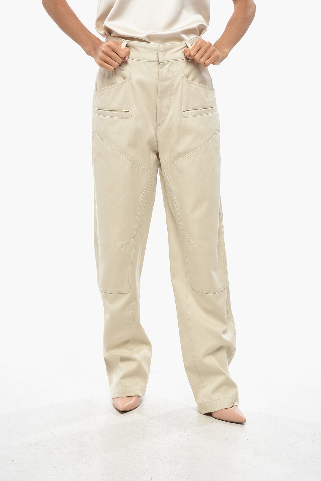 Isabel Marant 2500~Cotton Multi-Pocket Trousers EMMY