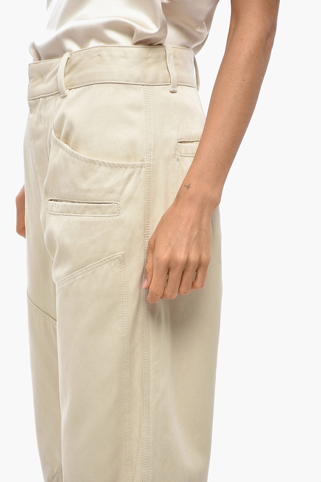 Isabel Marant 2500~Cotton Multi-Pocket Trousers EMMY, view 2