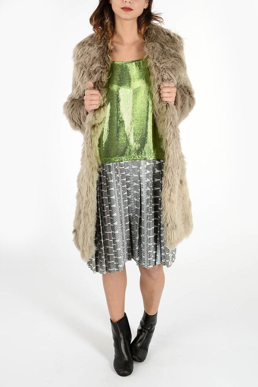 Maison Margiela 2500~MM1 Alpaca Fur Coat, view 4