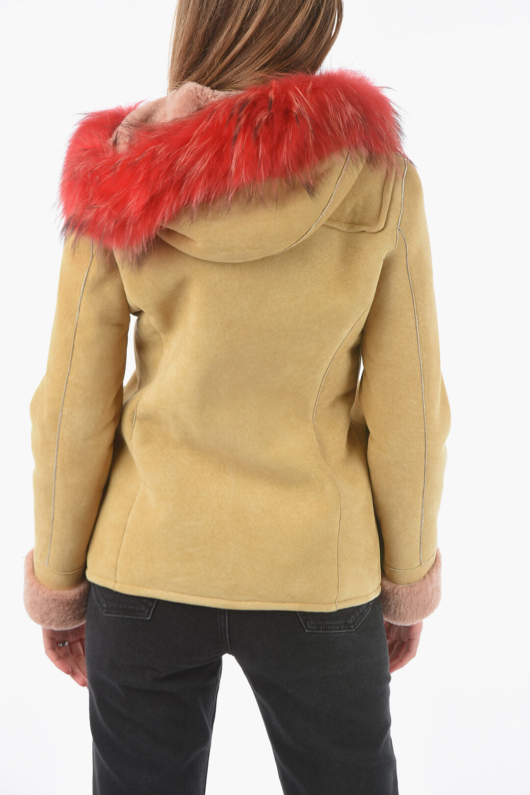 History Repeats 2500~Shearling Jacket with Fur Pockets