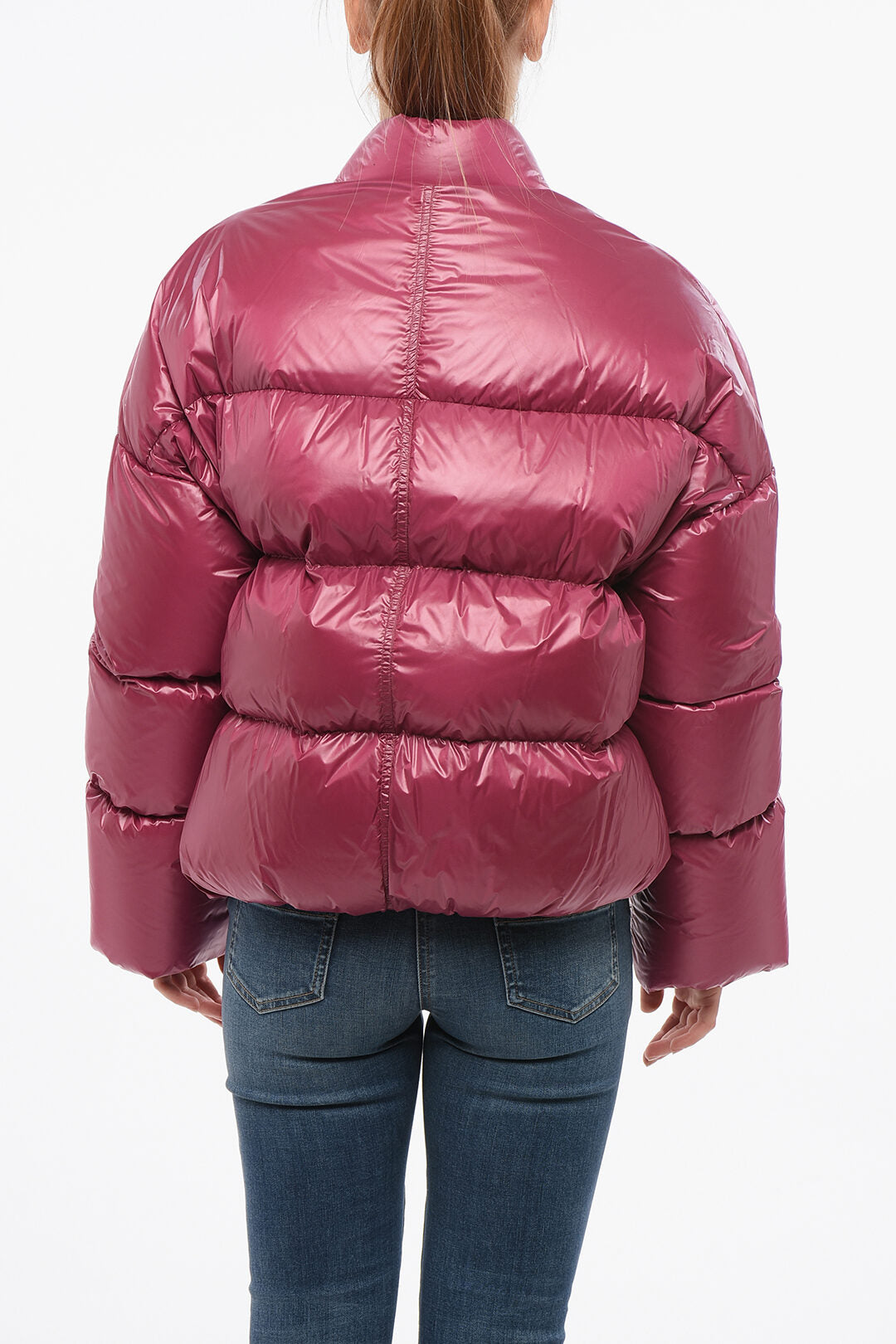 Bacon 2550~Down Jacket FURY Bomber Fit with Front Zip