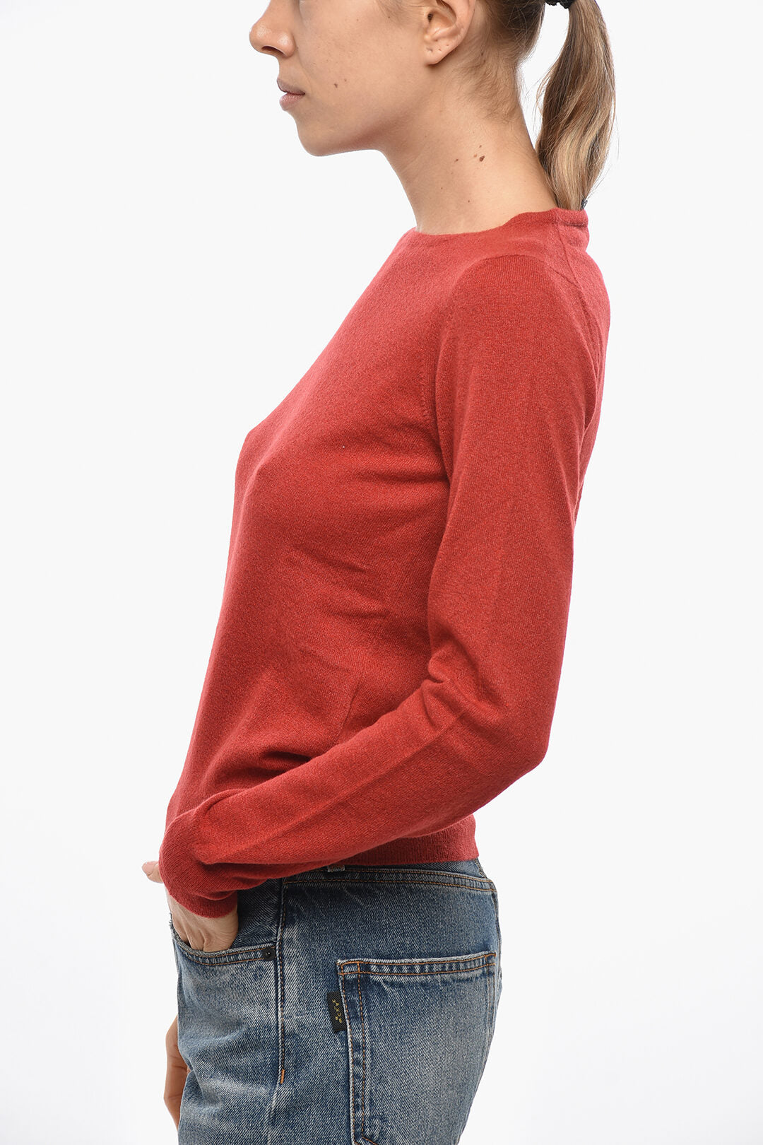 Malo 2550~Mixed Cashmere Crewneck Sweater, view 2