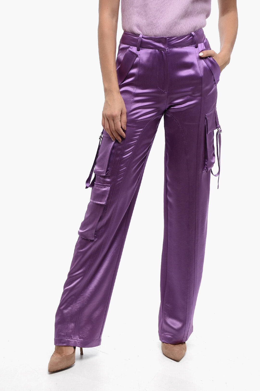 Retrofete 2550~Satin Cargo Pants ANDRE'