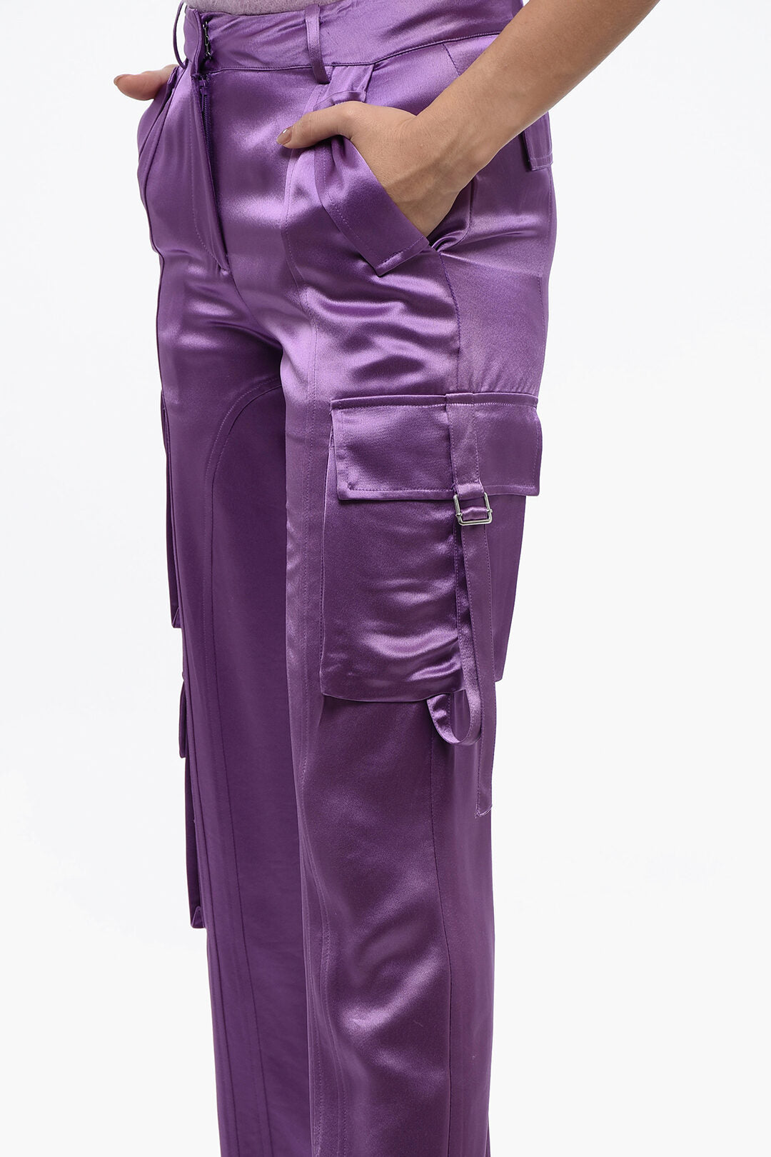Retrofete 2550~Satin Cargo Pants ANDRE', view 2