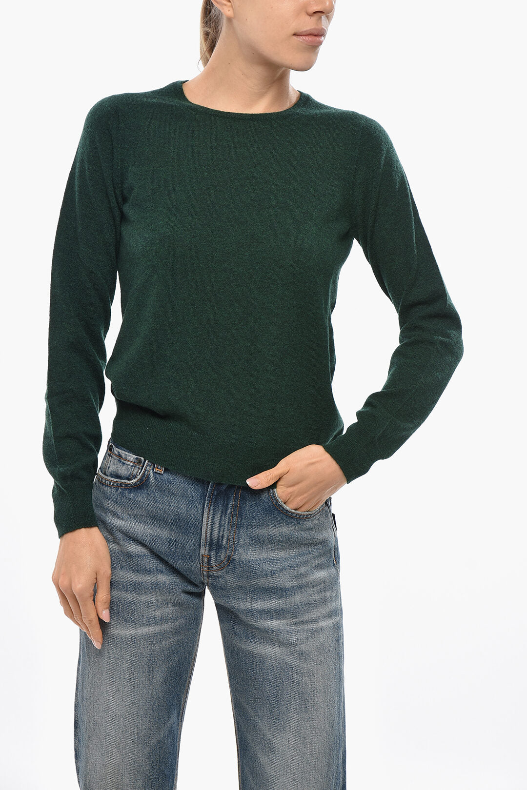 Malo 2850~Mixed Cashmere Crewneck Sweater