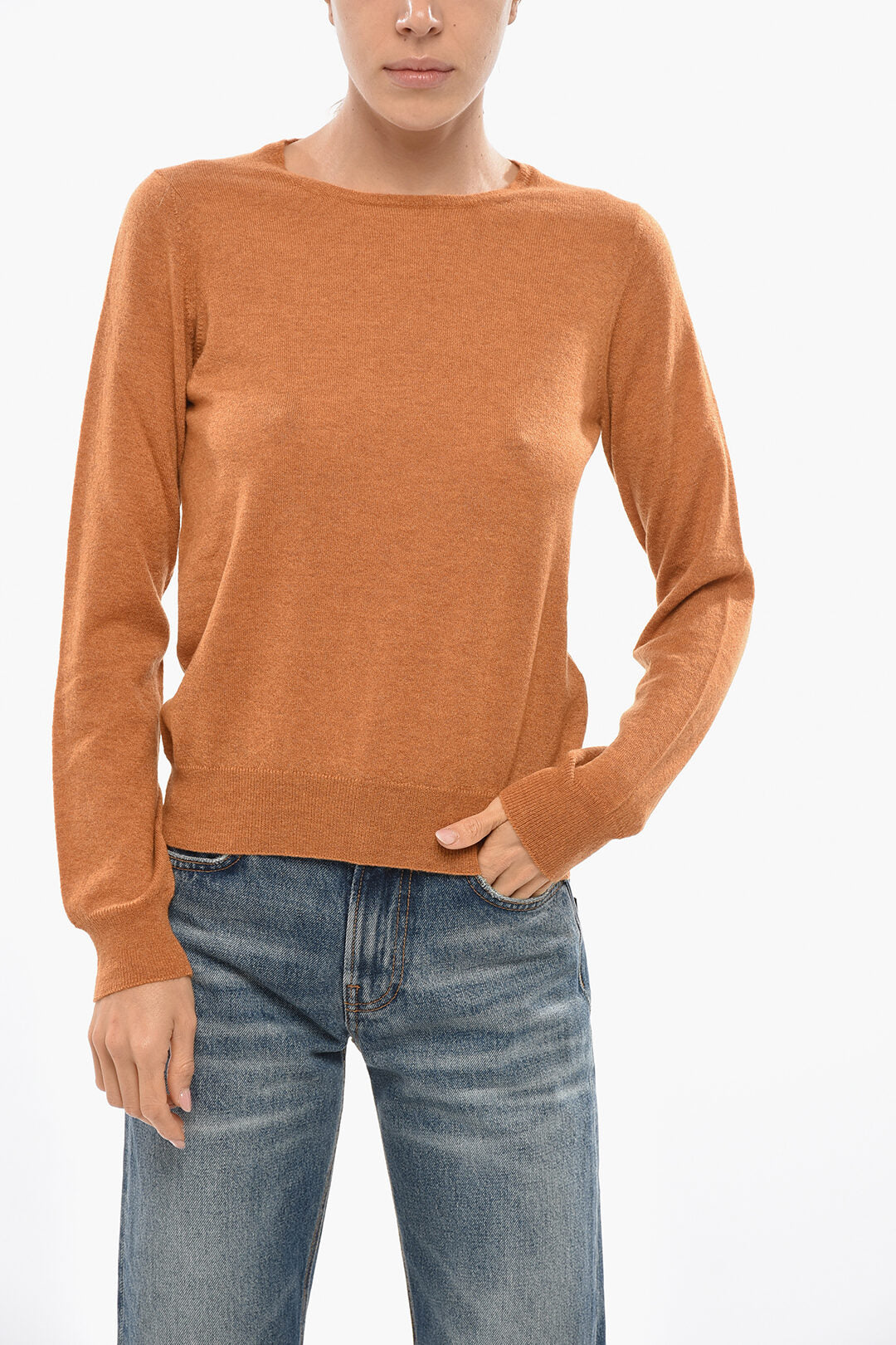 Malo 2950~Mixed Cashmere Crewneck Sweater