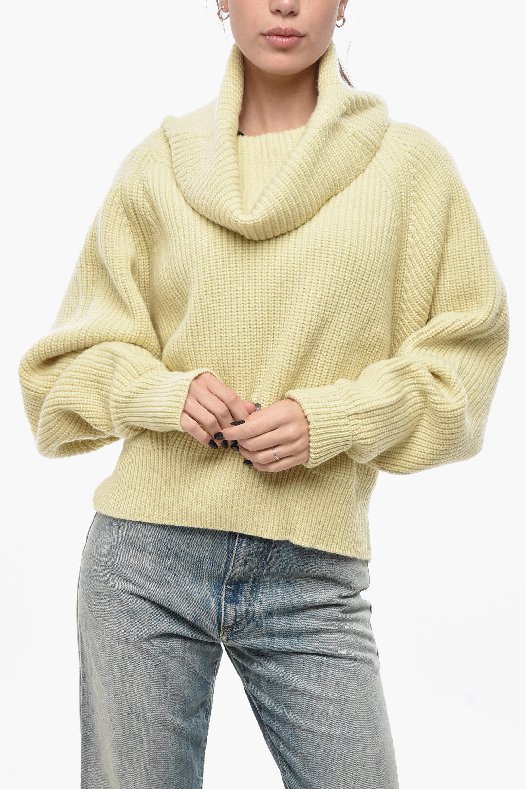 Sa Su Phi 3000~Cashmere-Blend Turtleneck Sweater