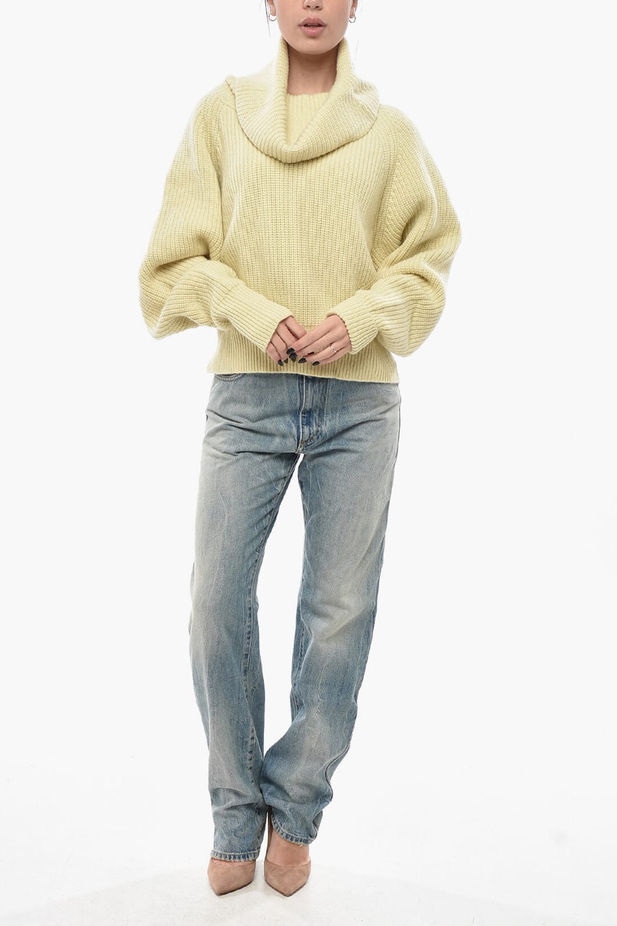Sa Su Phi 3000~Cashmere-Blend Turtleneck Sweater, view 4