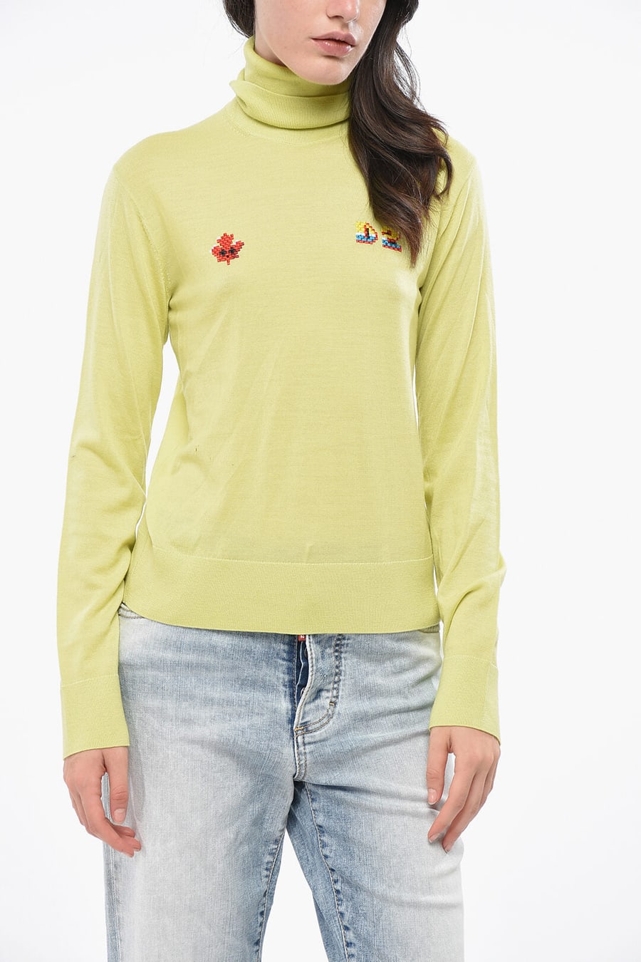 Dsquared2 3000~Virgin Wool Turtleneck Sweater GOOD GAME