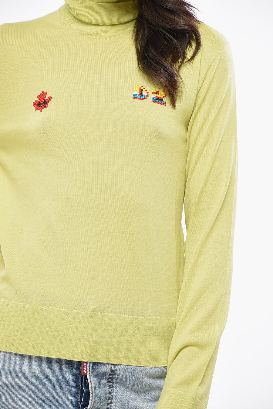 Dsquared2 3000~Virgin Wool Turtleneck Sweater GOOD GAME, view 3