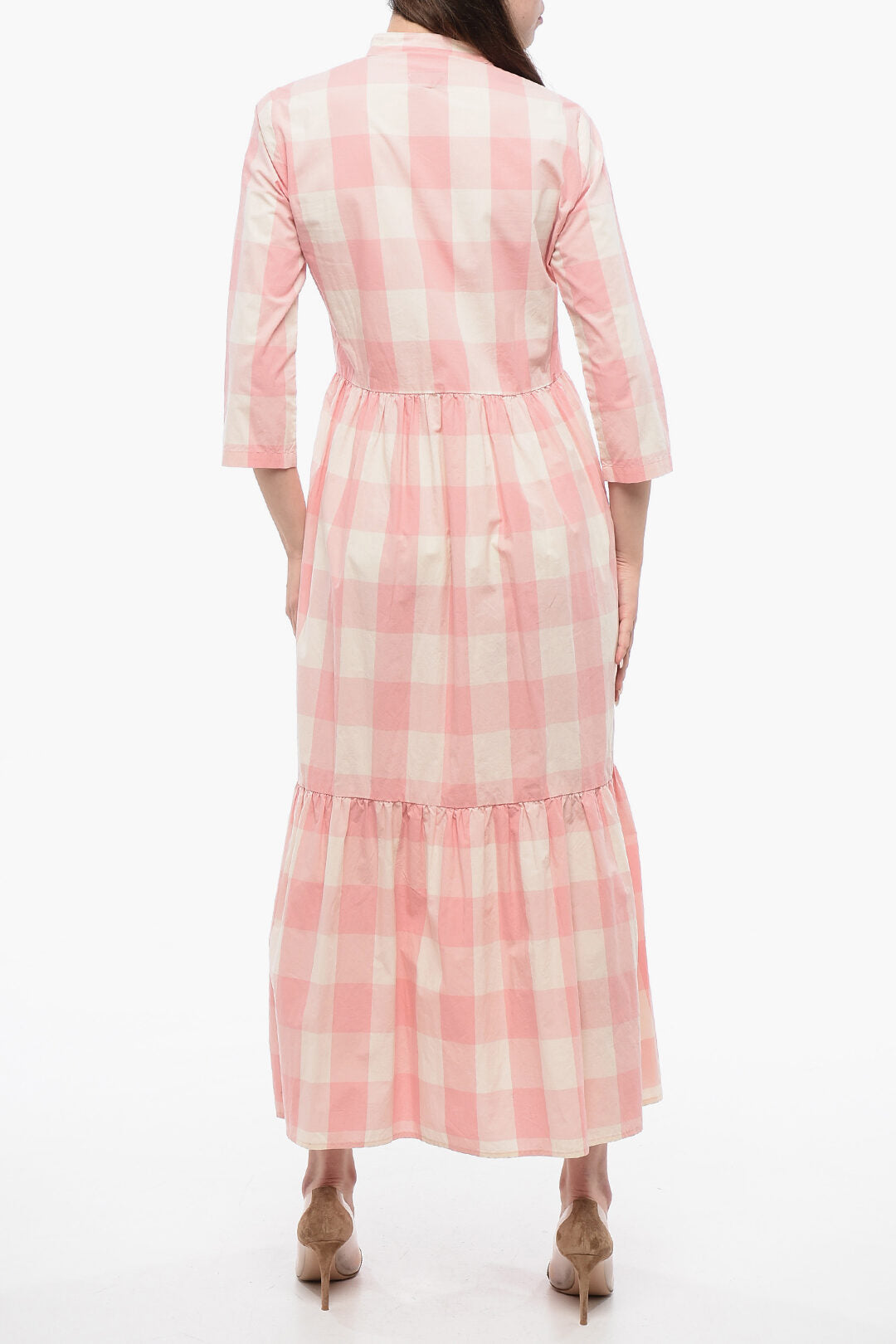 Woolrich 3050~Long Checked Dress, view 2
